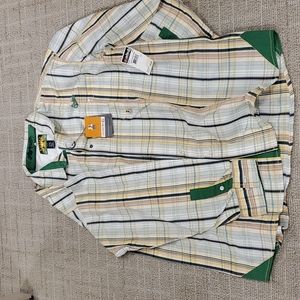 Akademiks Men's Salto Plaid button down shirt - size XL